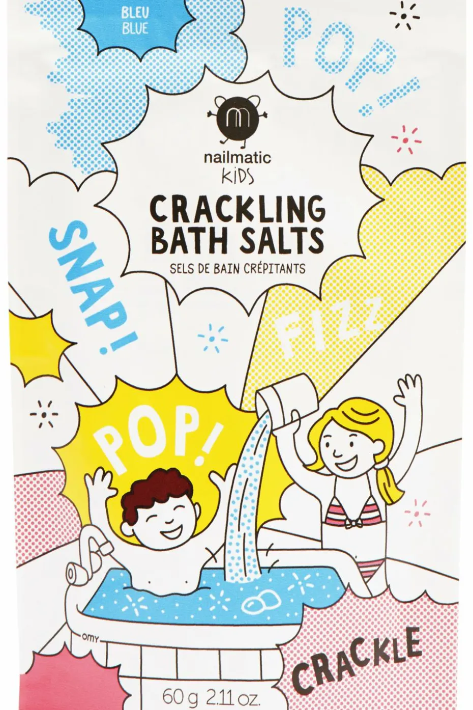 Sels de bain crépitants Bleu