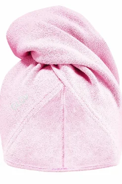 Serviette ultra-absorbante pour cheveux rose