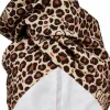 Serviette ultra-absorbante pour cheveux cheetah