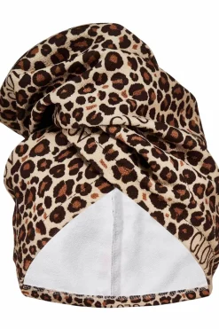 Serviette ultra-absorbante pour cheveux cheetah