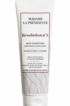 Shampoing fortifiant anti-chute cheveux lisses à bouclés Résolution N°5