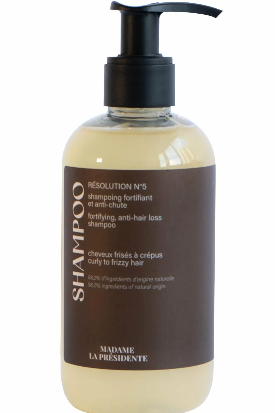 Shampoing fortifiant et anti-chute cheveux frisés à crépus Résolution n°5