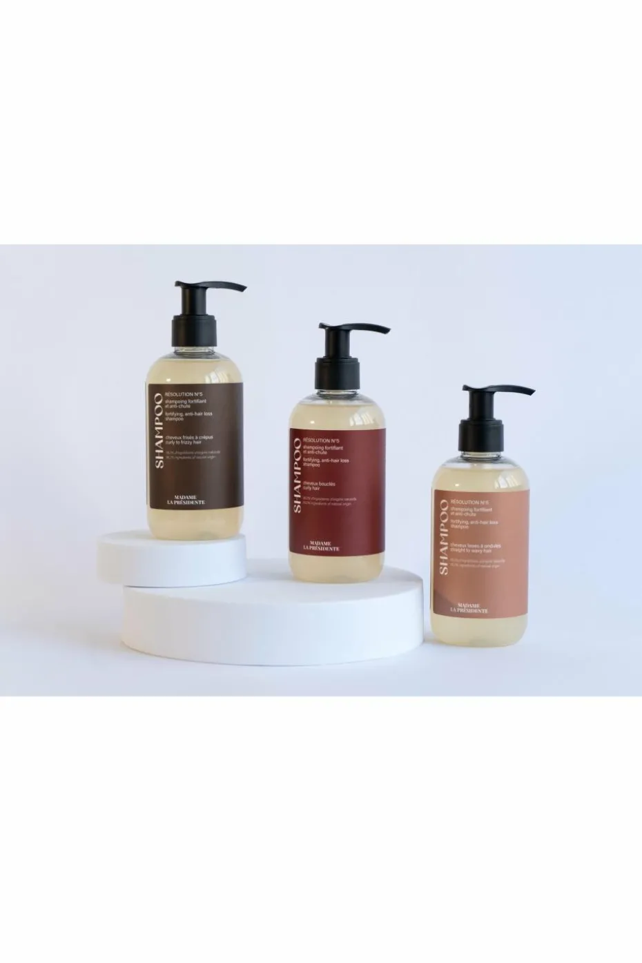 Shampoing fortifiant et anti-chute cheveux frisés à crépus Résolution n°5