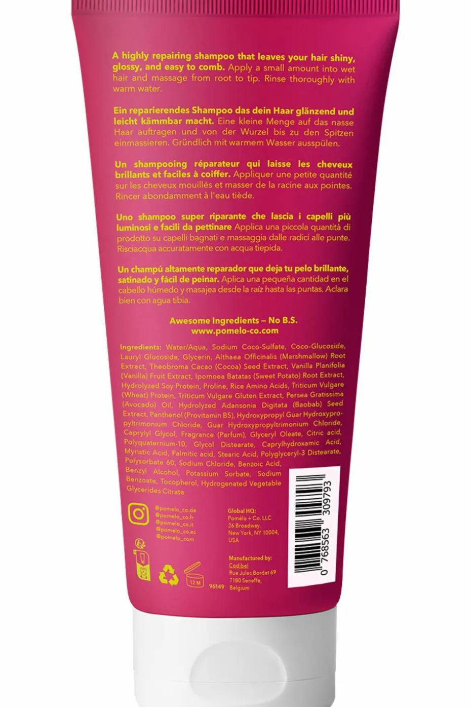 Shampoing réparateur pour cheveux secs Vanilla Dream