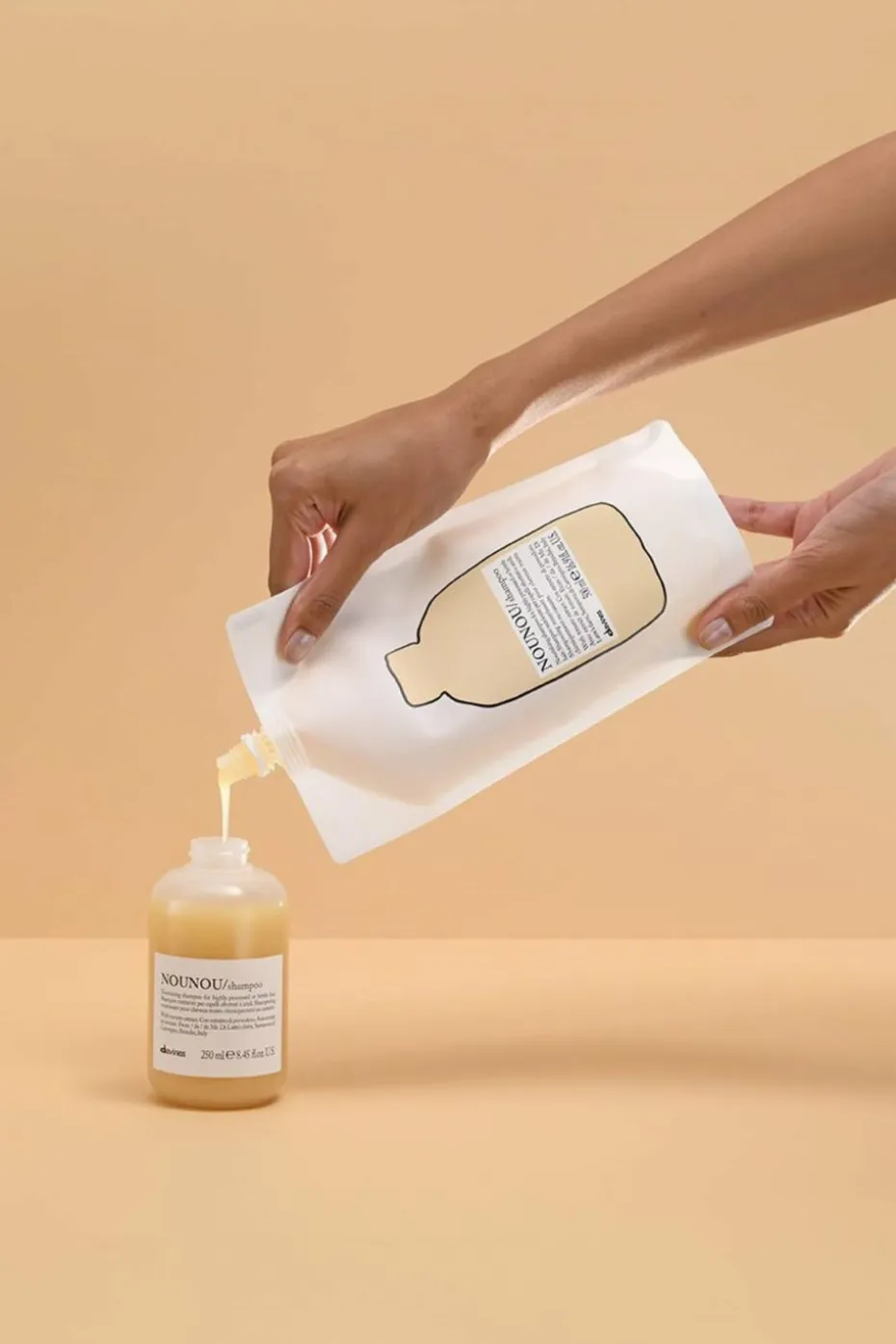 Shampooing nourrissant rechargeable pour cheveux abimés Nounou