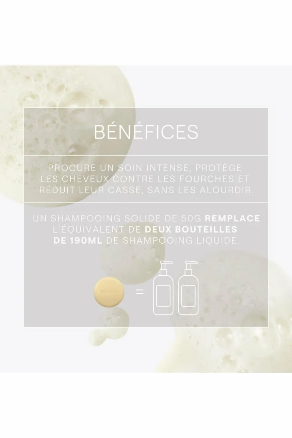 Shampooing solide réparation & soin