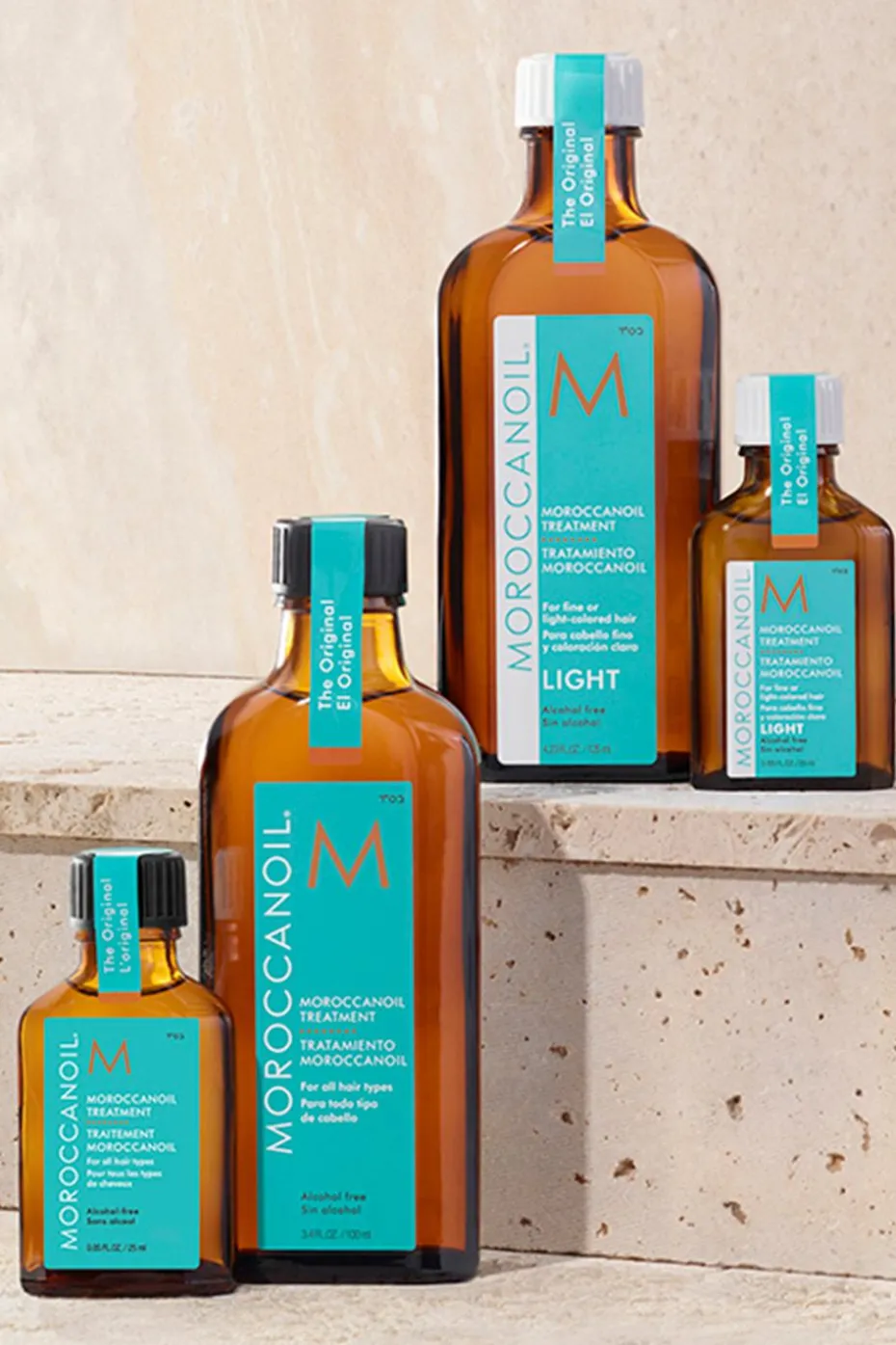 Soin huile Moroccanoil Light format voyage