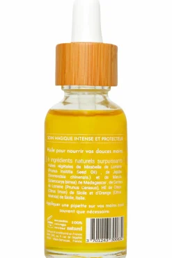 Soin pour les mains L’huile aux mains d’argent