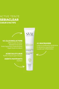 Soin teinté intensif unifiant boutons, points noirs, anti-marques Sebiaclear