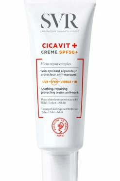 Soin visage & corps réparateur anti-marques SPF50+ Cicavit+