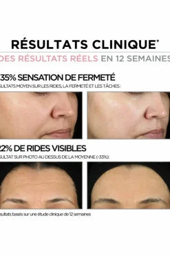 Soin visage sérum-en-crème anti-ride au rétinol à usage quotidien