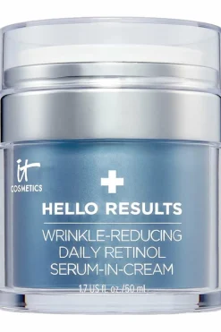 Soin visage sérum-en-crème anti-ride au rétinol à usage quotidien