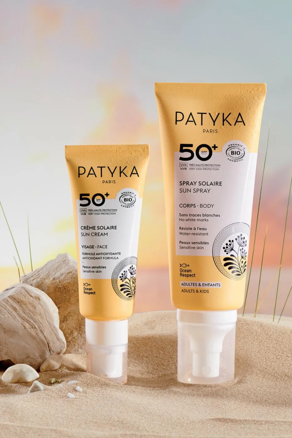 Spray solaire minéral corps SPF50+
