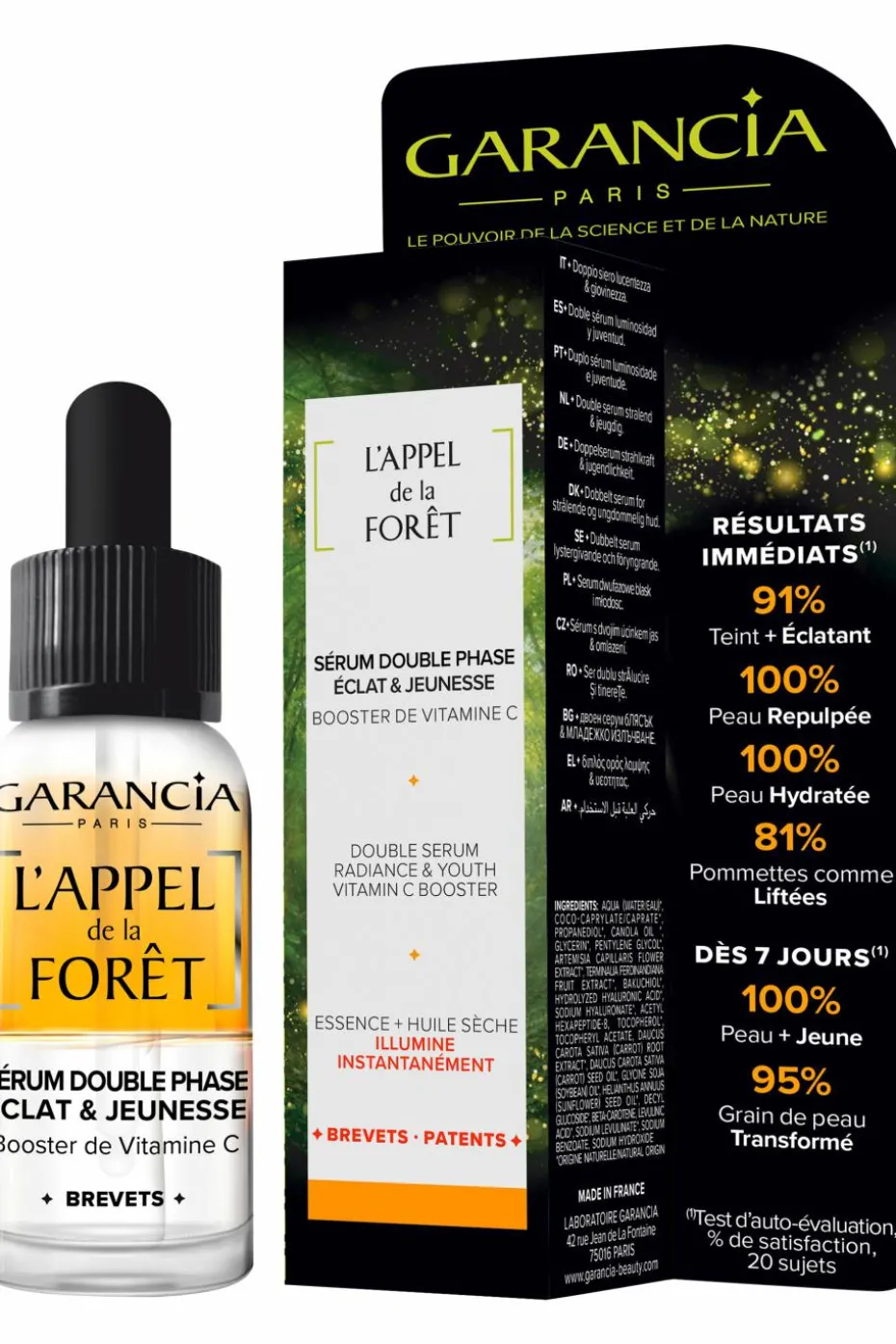 Sérum double phase éclat & jeunesse L’appel de la forêt