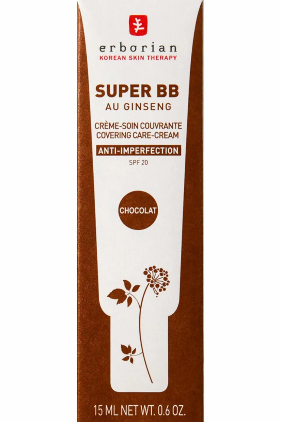 Super BB Crème couvrante anti-imperfections teinte chocolat SPF20