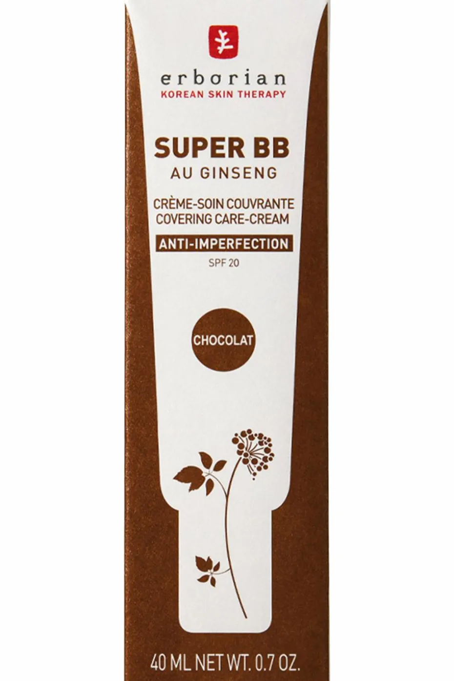 Super BB Crème couvrante anti-imperfections teinte chocolat SPF20