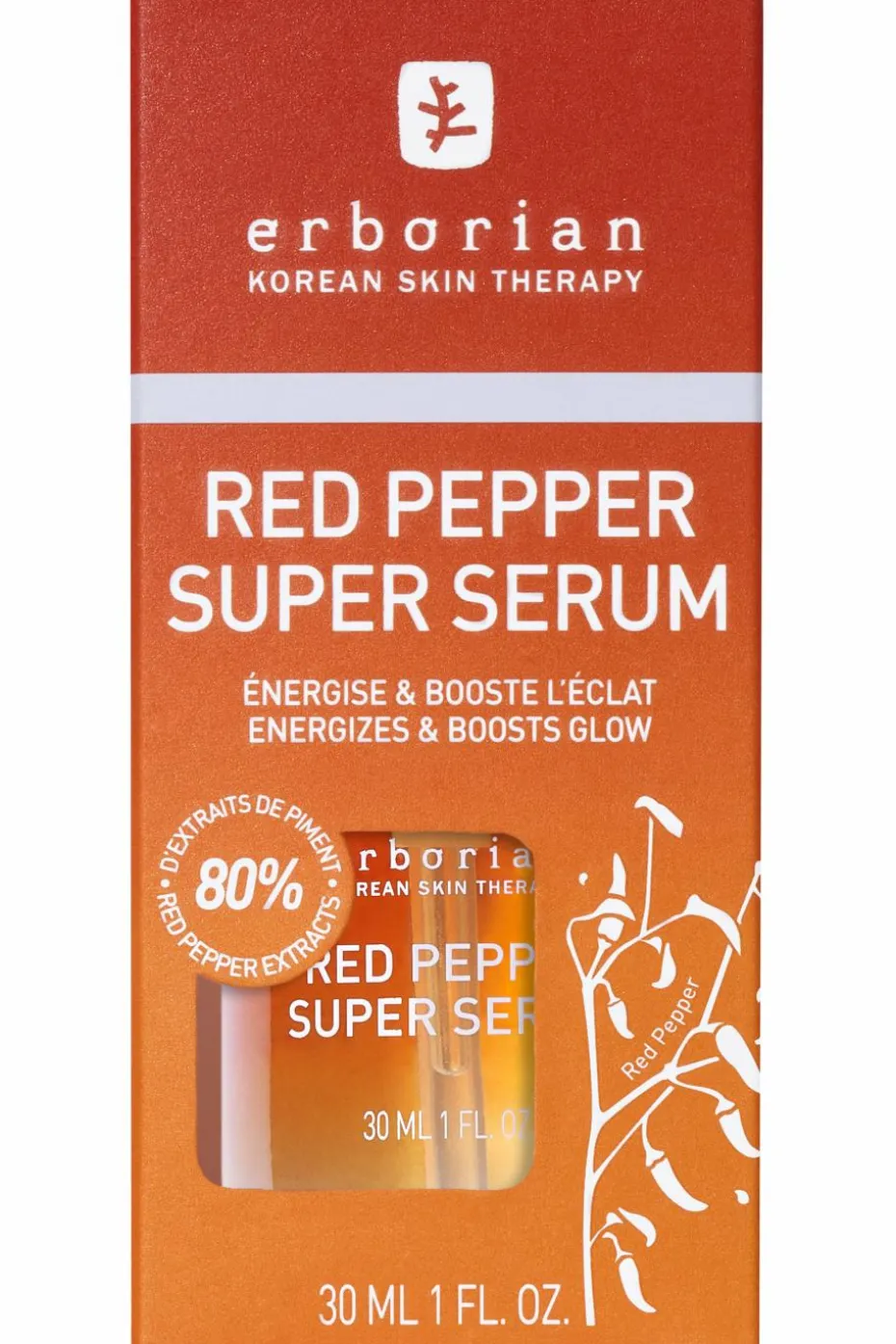Super Sérum au piment doux Red Pepper énergisant & booster d’éclat