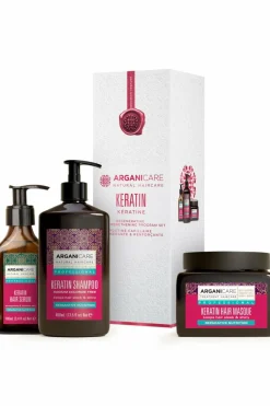 Trio shampoing, masque et sérum réparateurs à la kératine