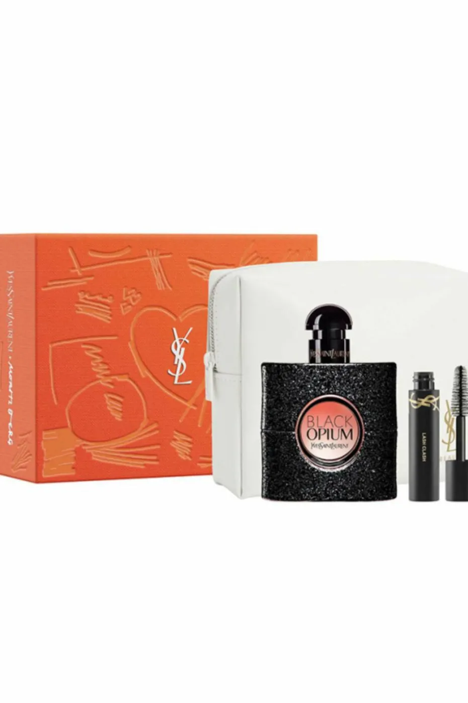 Trousse Eau de parfum Black Opium & miniature mascara Lash Clash