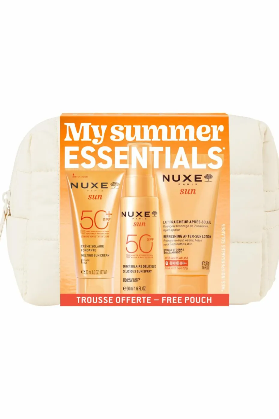 Trousse solaire NUXE SUN – haute protection & après-soleil