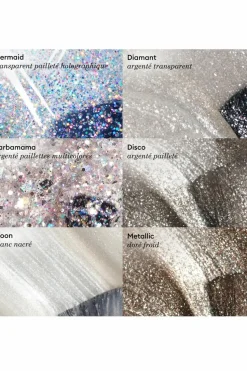 Vernis semi-permanent Green Flash Les pailletés