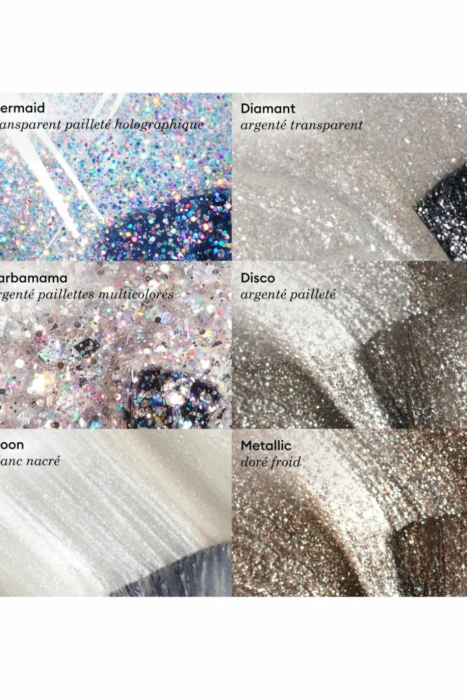 Vernis semi-permanent Green Flash Les pailletés