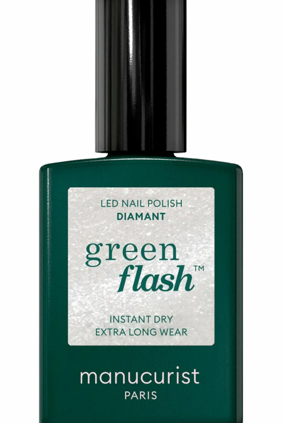 Vernis semi-permanent Green Flash Les pailletés