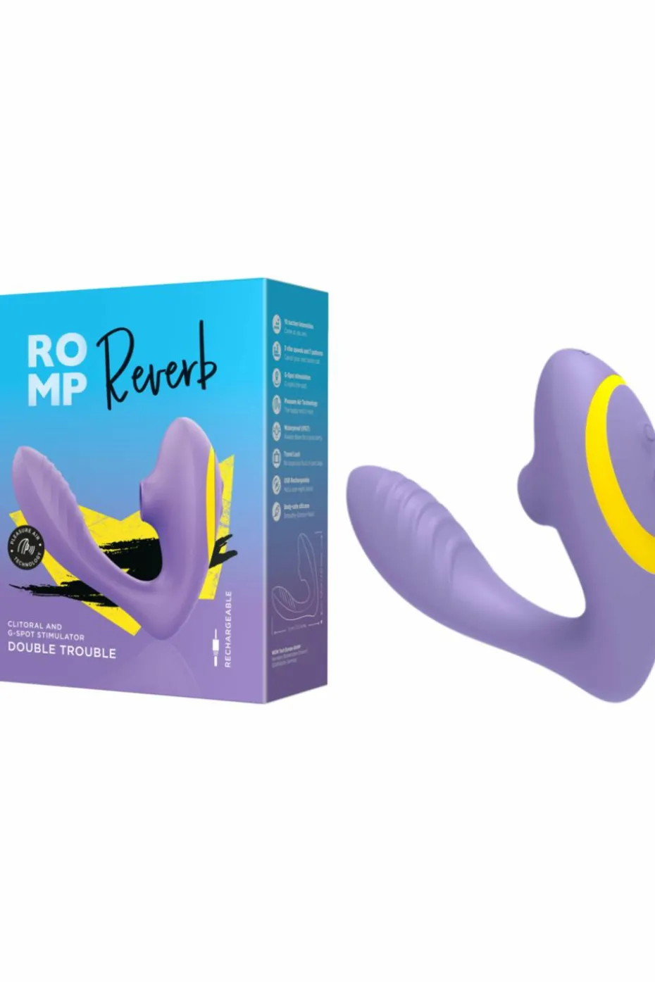 Vibromasseur double stimulation Romp Reverb